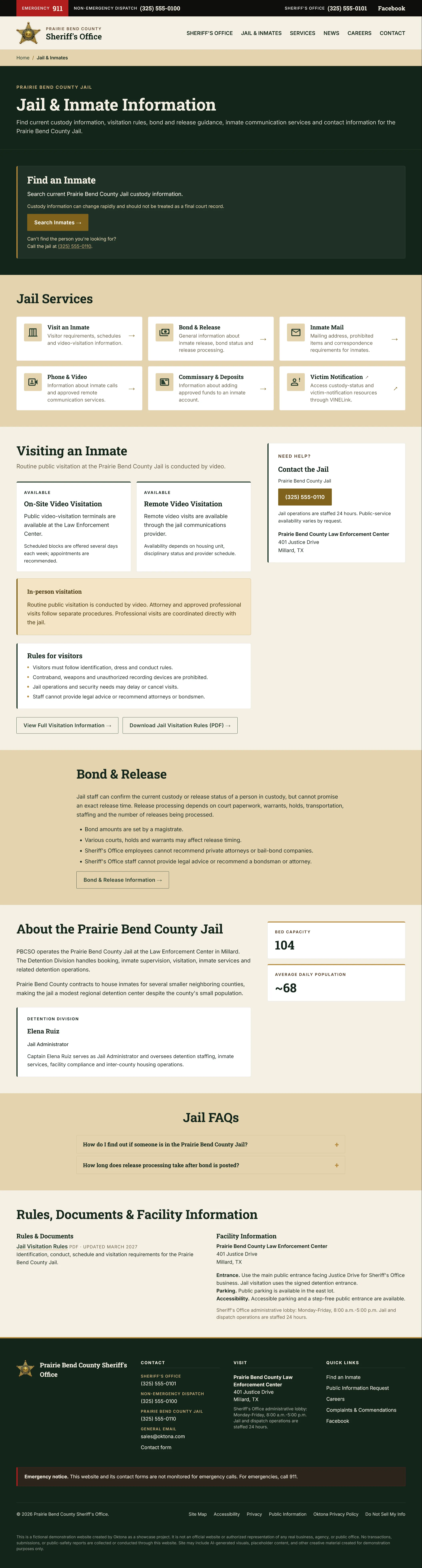 Jail page