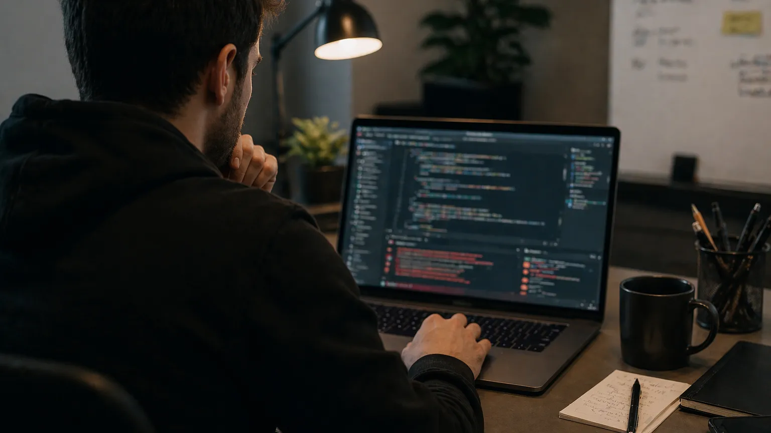 IT consulting and technical strategy workspace