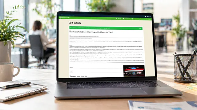 Oktona News Platform preview in relevant environment