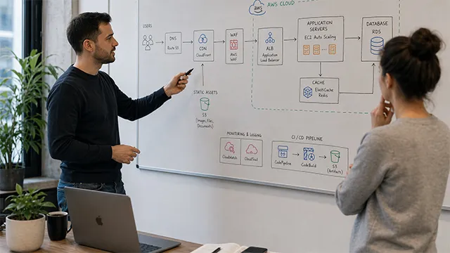 Custom software development workspace and application interface