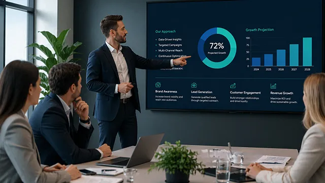 Digital marketing campaign planning interface